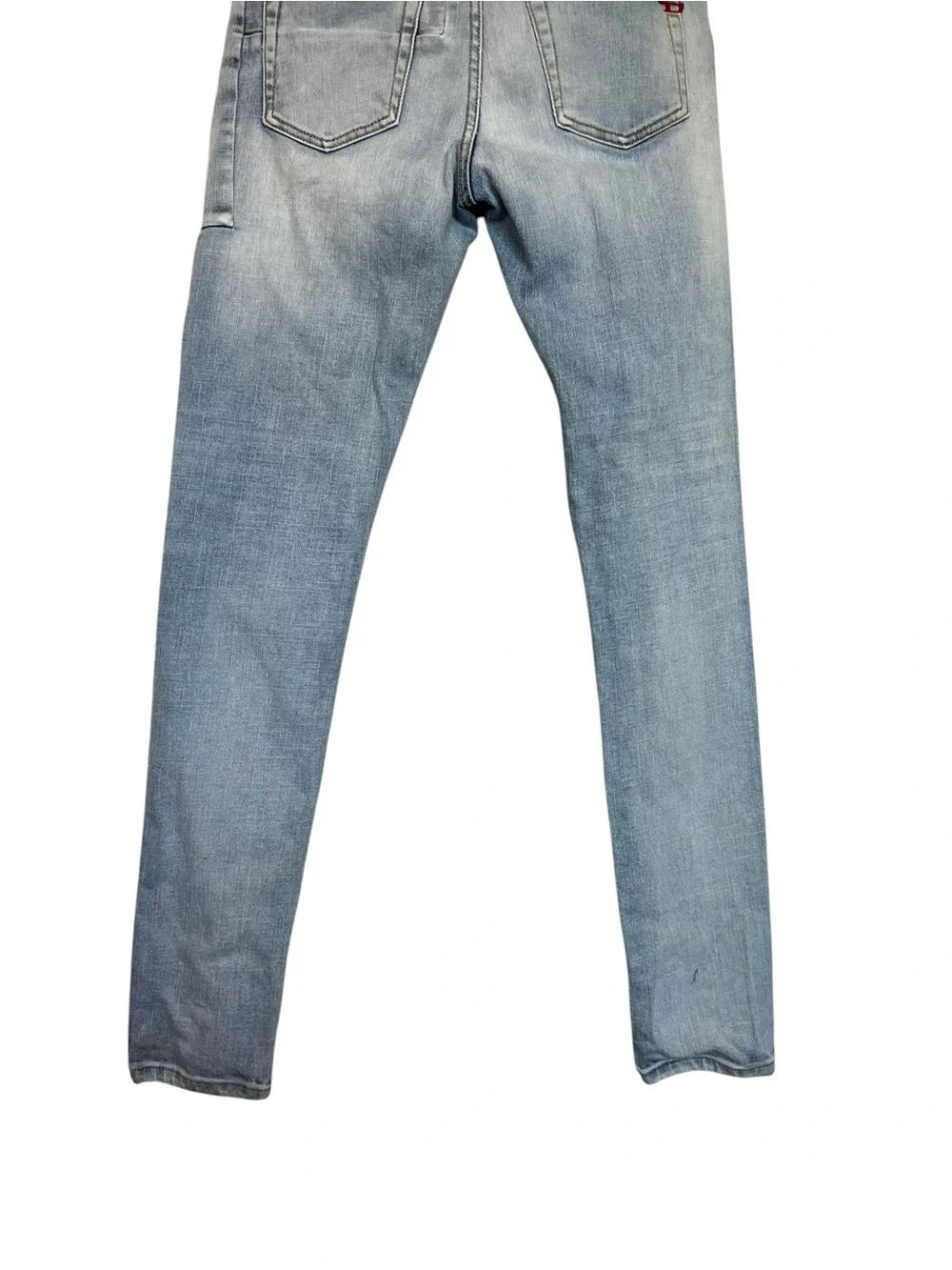 Diesel D-Strukt Slim Fit 29X32 Men’s Light Wash Blue  Jeans